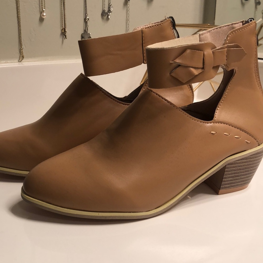 Tan Booties